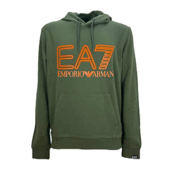 EA7 Emporio Armani felpa con cappuccio Logo Series in cotone uomo