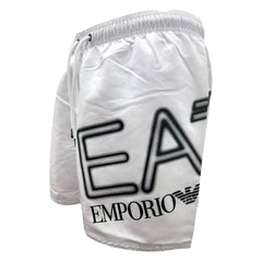 EA7 Emporio Armani costume a boxer con maxi logo AVS uomo