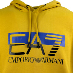 Ea7 Emporio Armani felpa con cappuccio felpata visibility uomo