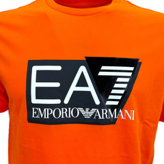 EA7 Emporio Armani T-shirt Visibility in jersey di cotone stretch a maniche corte uomo