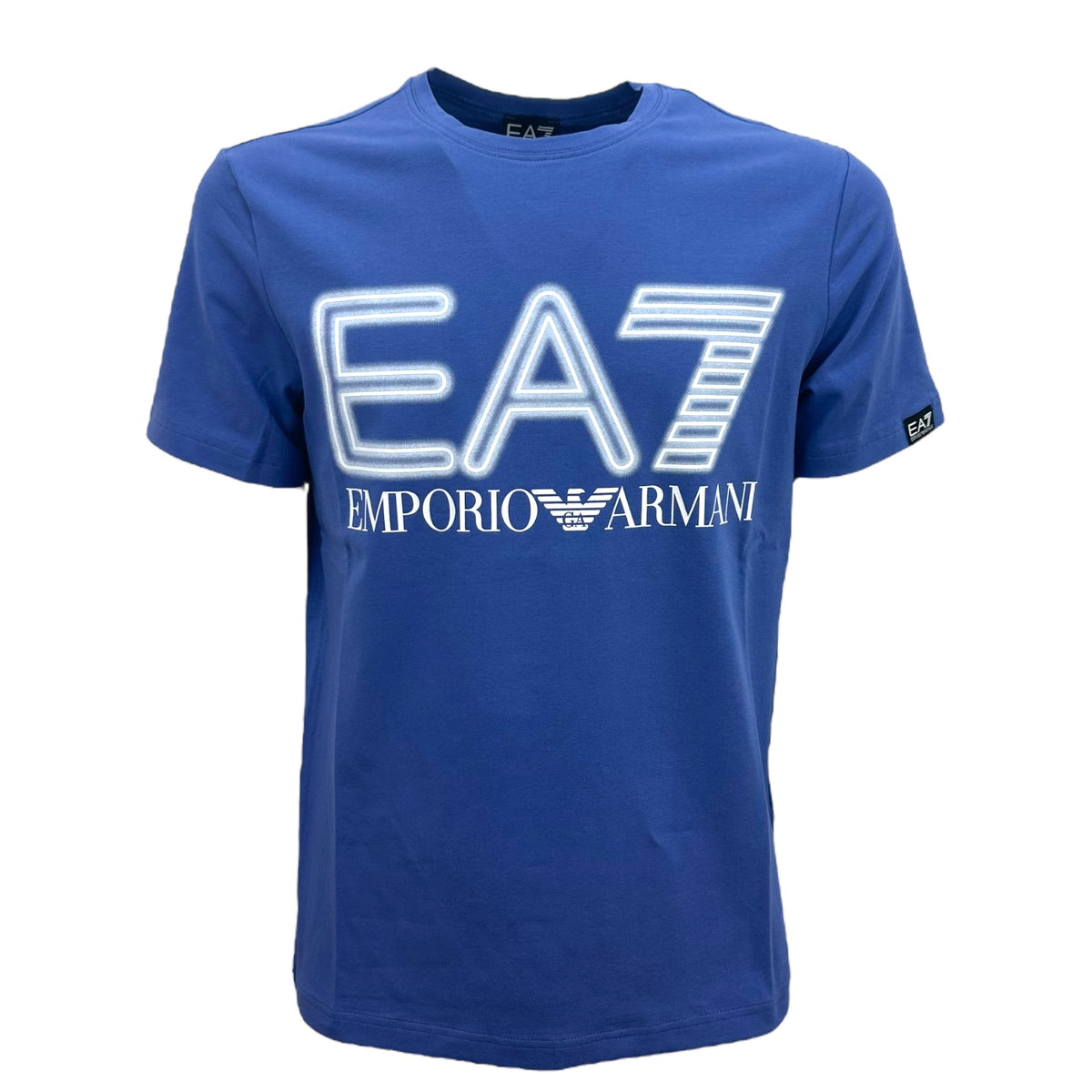 EA7 Emporio Armani T-shirt a maniche corte Logo Series in cotone stretch uomo