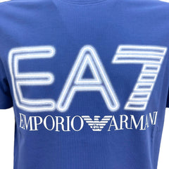 EA7 Emporio Armani T-shirt a maniche corte Logo Series in cotone stretch uomo