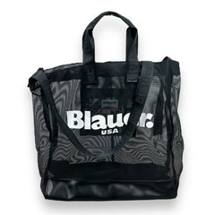 Blauer shopping bag grande Hana donna