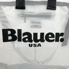 Blauer shopping bag grande Hana donna