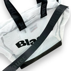 Blauer shopping bag grande Hana donna