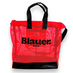 Blauer shopping bag grande Hana donna