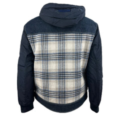 Armani Exchange giubbotto misto denim uomo