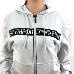 EA7 Emporio Armani felpa con cappuccio Ventus full zip donna