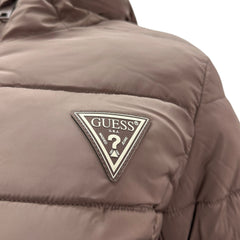 Guess giubbotto puffer lungo con cappuccio atleta donna