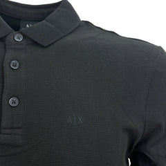 Armani Exchange polo manica corta in cotone uomo