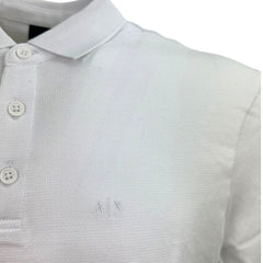 Armani Exchange polo manica corta in cotone uomo