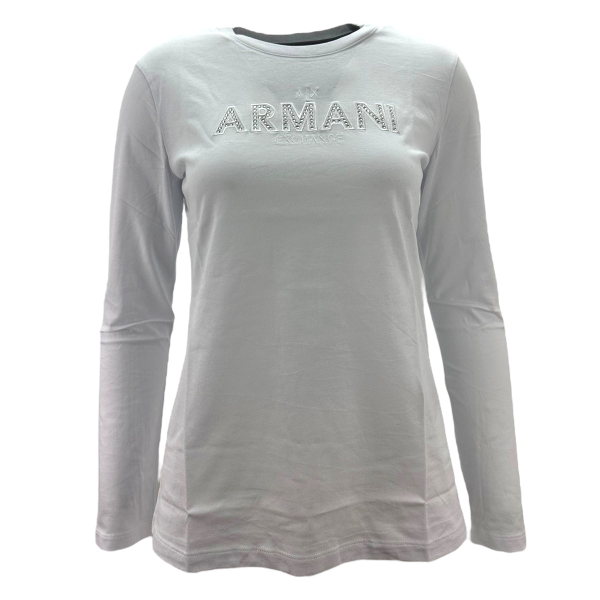 Armani Exchange t-shirt a maniche lunghe sustainability values donna