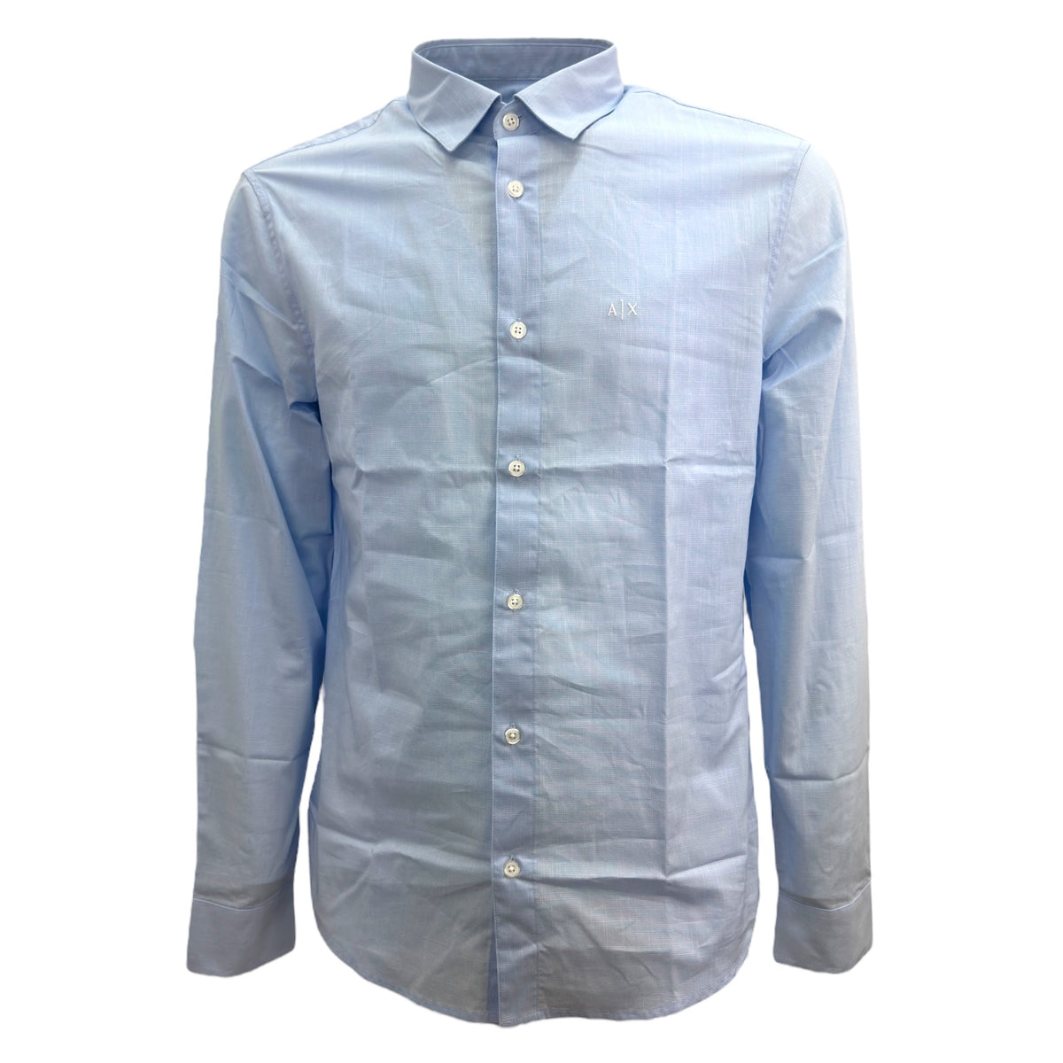 Armani Exchange Camicia regular fit in puro cotone uomo