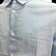 Armani Exchange Camicia regular fit in puro cotone uomo