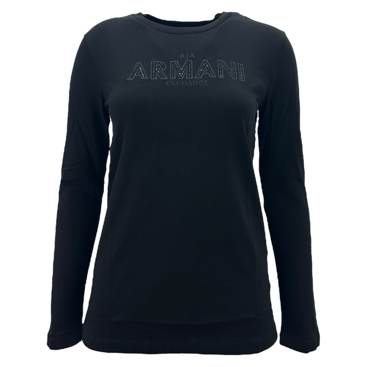 Armani Exchange t-shirt a maniche lunghe sustainability values donna