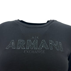 Armani Exchange t-shirt a maniche lunghe sustainability values donna