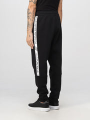 Ea7 Emporio Armani pantaloni bande logate uomo