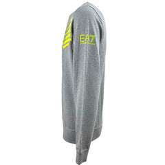 EA7 Emporio Armani felpa con logo in cotone uomo