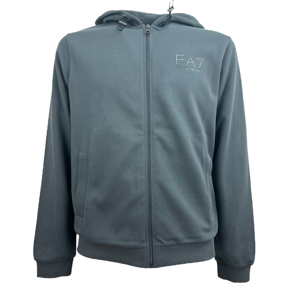 EA7 Emporio Armani felpa full zip logo uomo