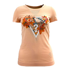 Guess T-shirt a maniche corte Tropical Triangle donna