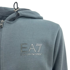 EA7 Emporio Armani felpa full zip logo uomo