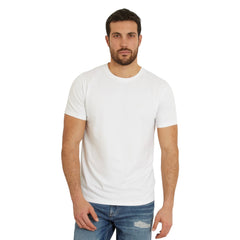 Guess T-shirt a maniche corte logo ricamato Basic Pima uomo