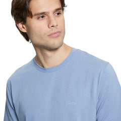 Guess T-shirt a maniche corte logo ricamato Basic Pima uomo