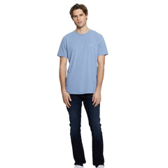 Guess T-shirt a maniche corte logo ricamato Basic Pima uomo