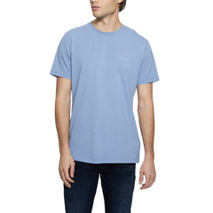 Guess T-shirt a maniche corte logo ricamato Basic Pima uomo