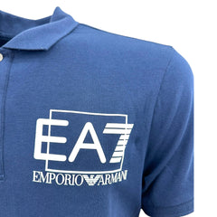 EA7 Emporio Armani polo in cotone stretch uomo