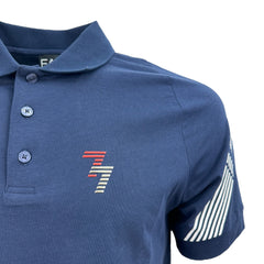 EA7 Emporio Armani polo in cotone riciclato uomo