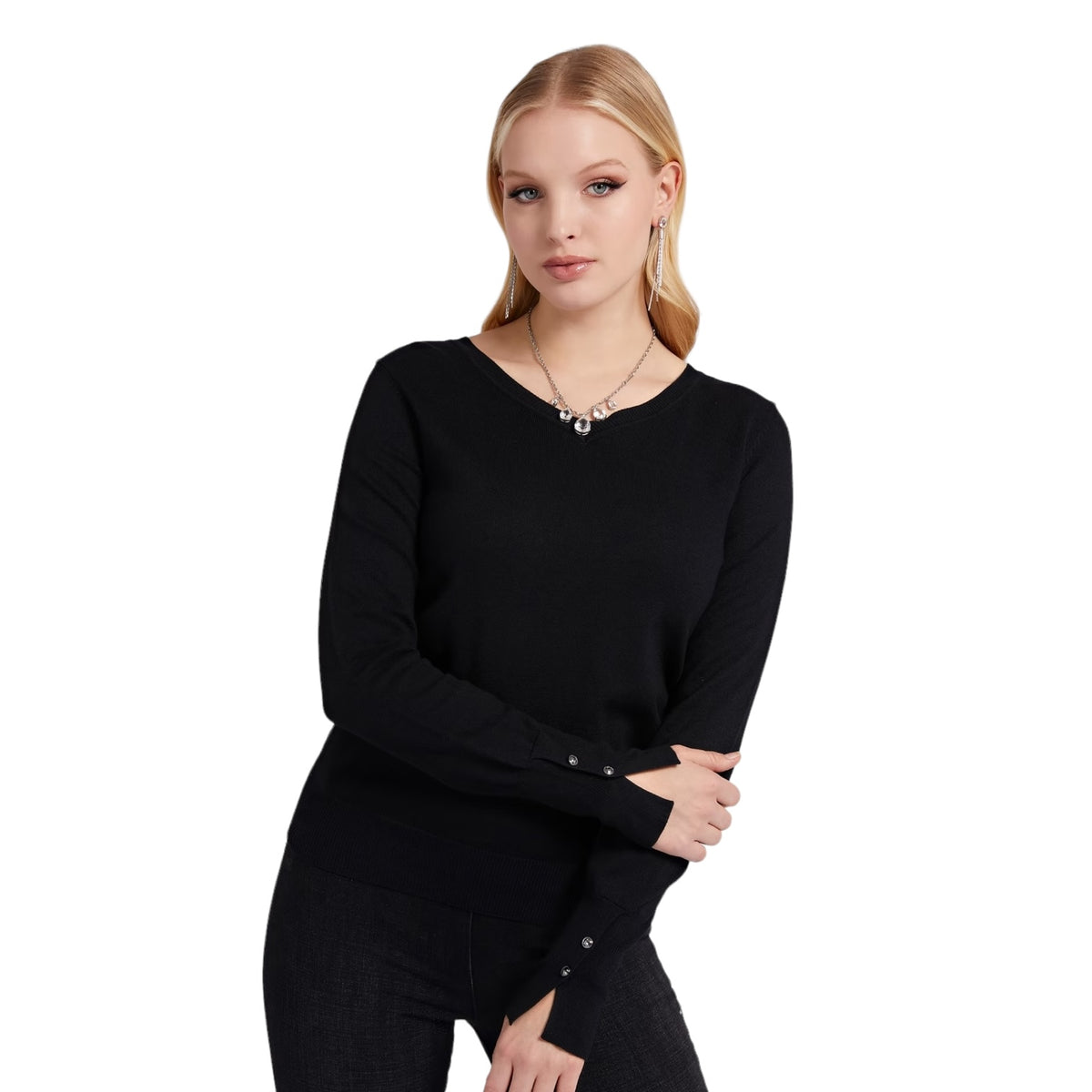 Guess Maglione scollo a V Gena donna