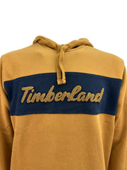 Timberland felpa cappuccio logo corsivo uomo