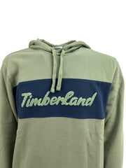 Timberland felpa cappuccio logo corsivo uomo