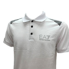 EA7 Emporio Armani polo in tessuto Natural Ventus uomo