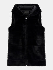 Guess gilet pelliccia sintetica bambina