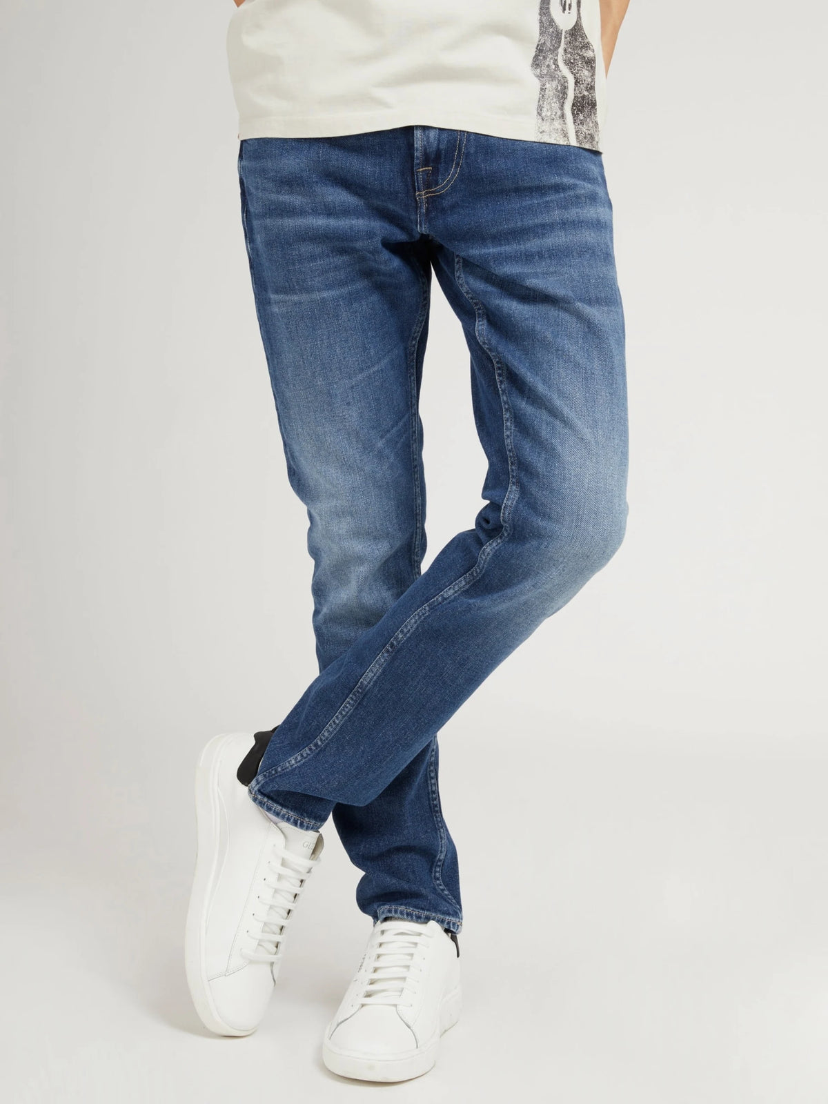 Guess jeans skinny low rise miami uomo