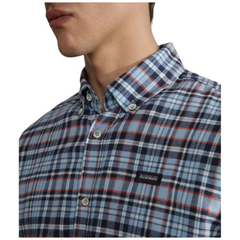 Napapijri camicia in flanella manica lunga check G-Trekking uomo