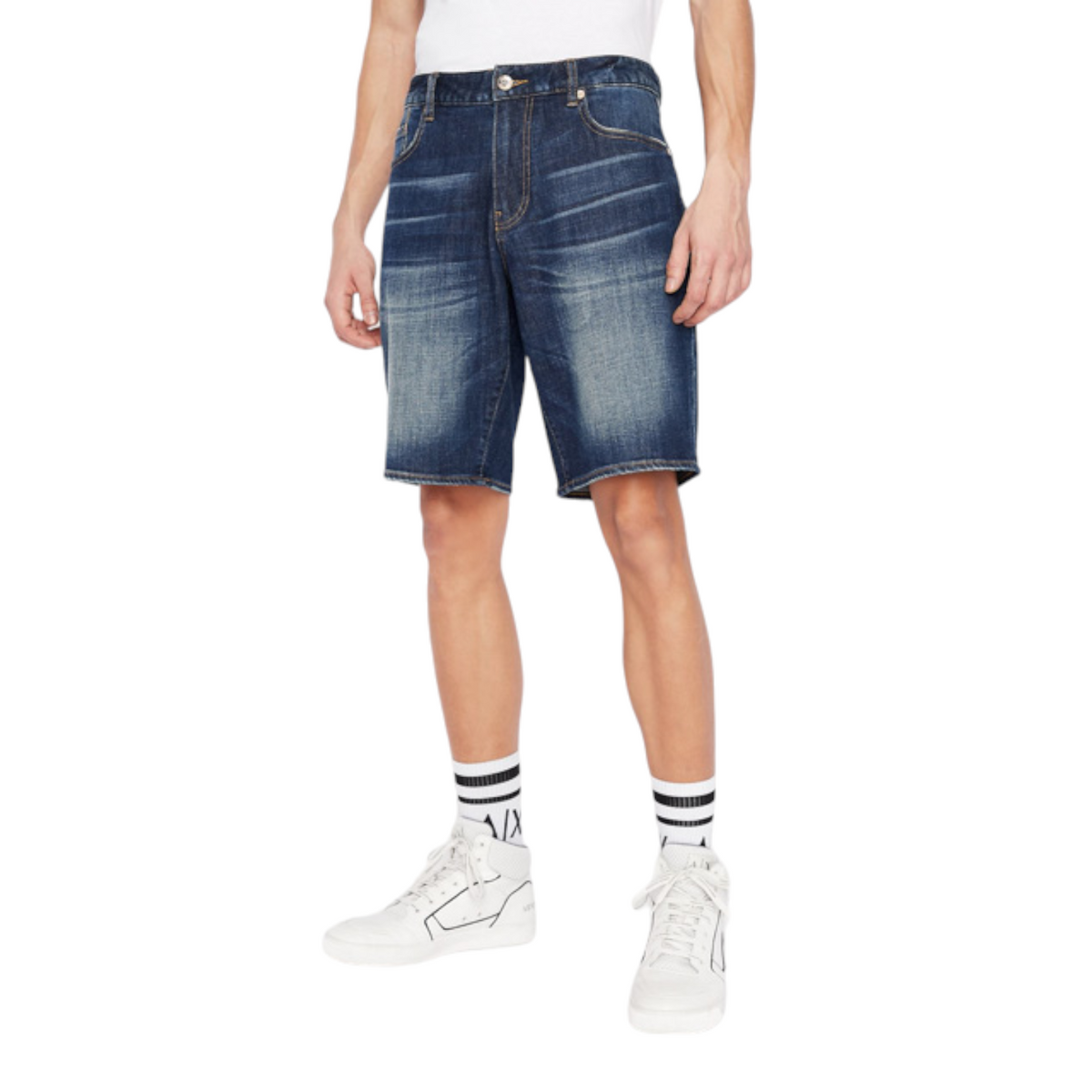 Armani Exchange bermuda jeans uomo