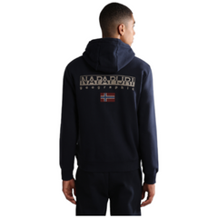 Napapijri felpa full zip con cappuccio B-Ayas Fzh uomo