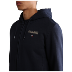 Napapijri felpa full zip con cappuccio B-Ayas Fzh uomo