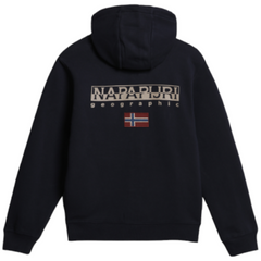 Napapijri felpa full zip con cappuccio B-Ayas Fzh uomo