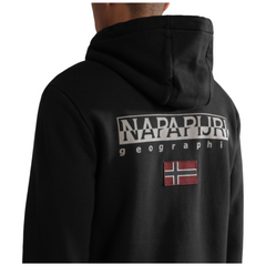 Napapijri felpa full zip con cappuccio B-Ayas Fzh uomo