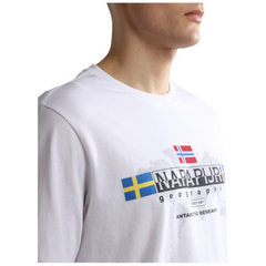 Napapijri t-shirt a manica lunga S-Stodig uomo