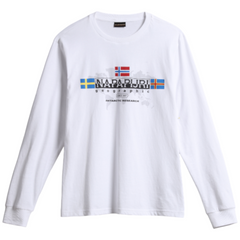 Napapijri t-shirt a manica lunga S-Stodig uomo