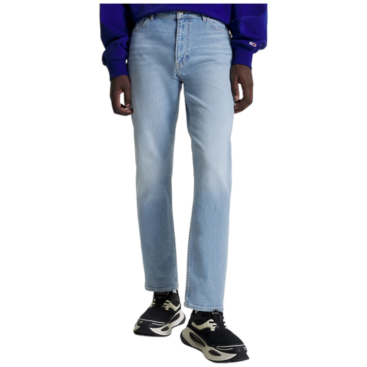 Tommy Hilfiger jeans Dad regular tapered affusolati con scoloriture uomo