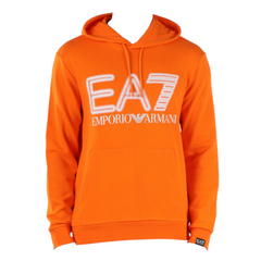 EA7 Emporio Armani felpa con cappuccio Logo Series in cotone uomo