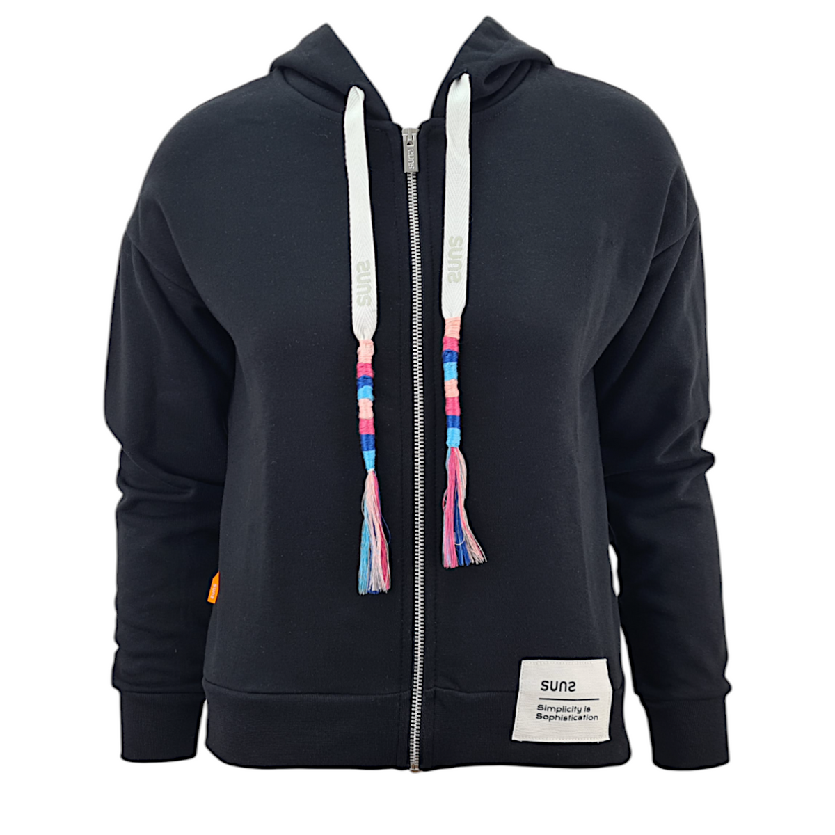 Suns Felpa full zip con cappuccio Maria donna