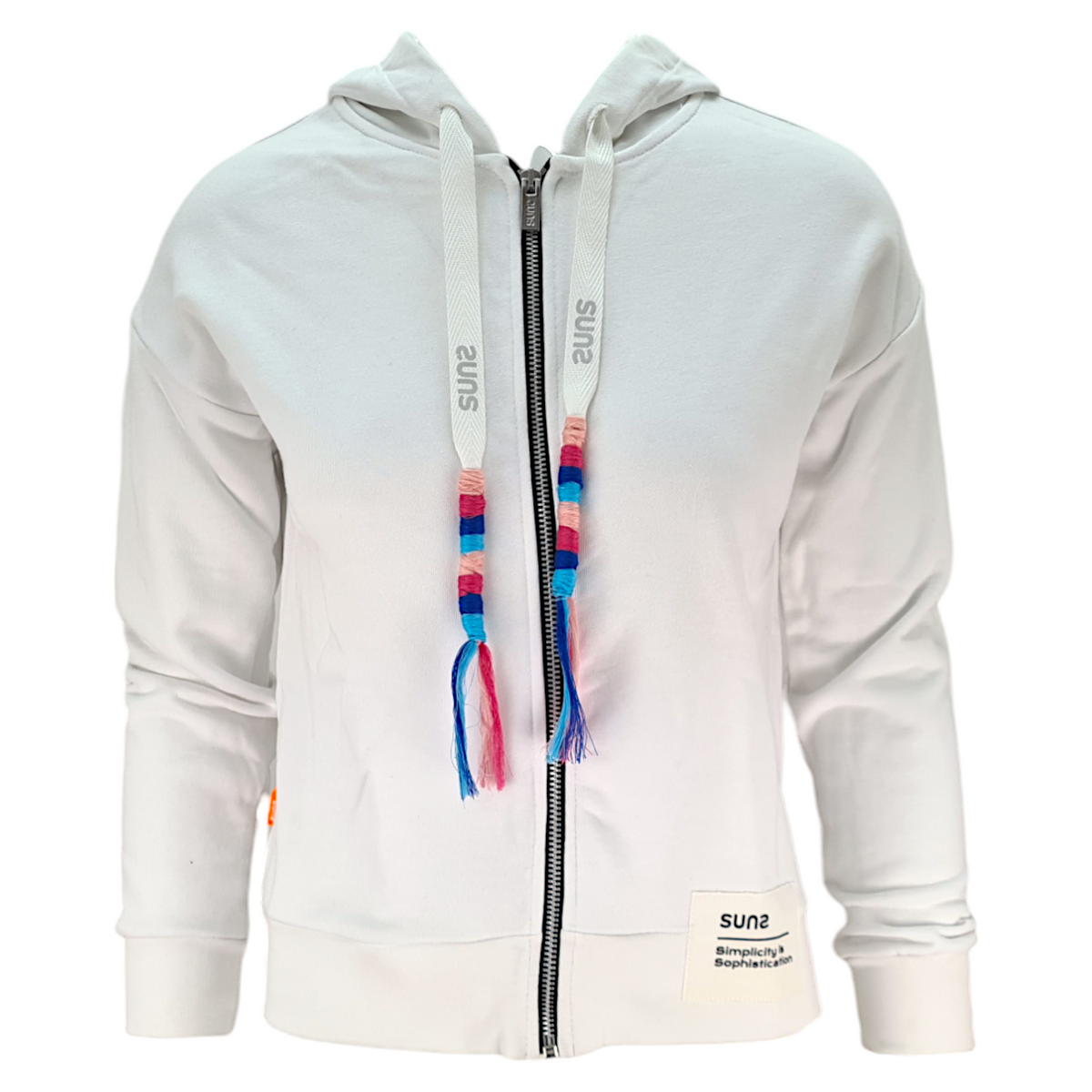 Suns Felpa full zip con cappuccio Maria donna