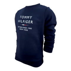 Tommy Hilfiger felpa girocollo bambino